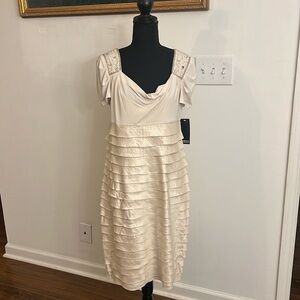 NWT Adrianna Papell Designer Special Occasion Dress, Sz. 12.